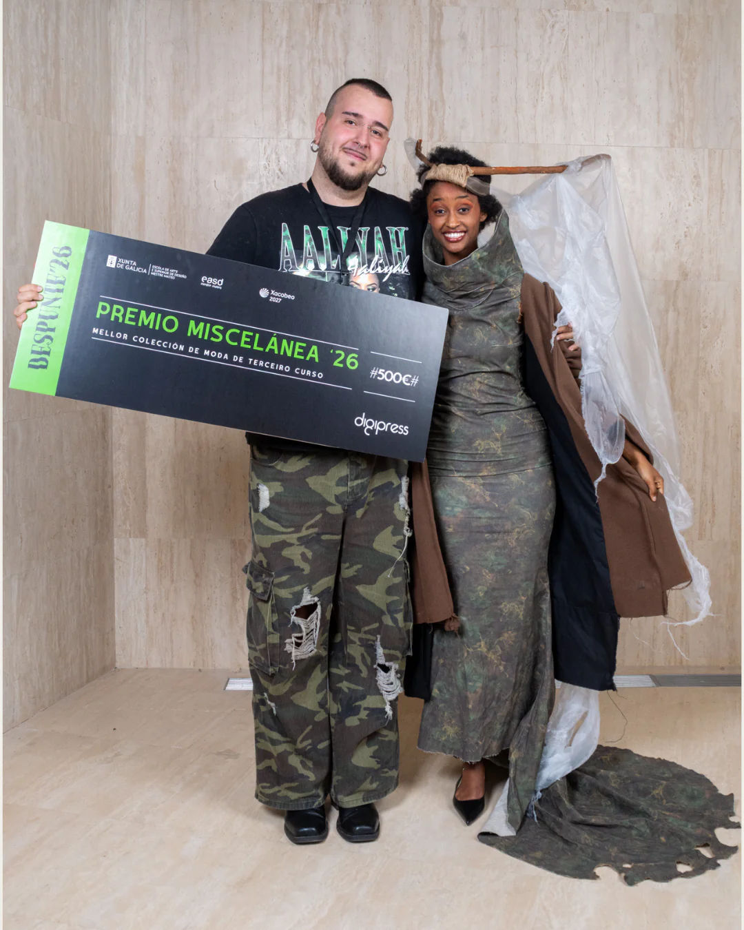 Imagen del ganador a la Mellor colección de moda Premio Miscelanea 2026 de Mestre Mateo