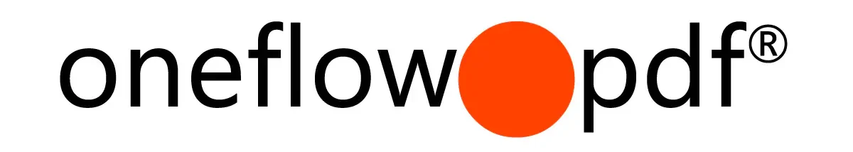 Oneflowpdf: logo de solución para automatización de flujos de trabajo pdf